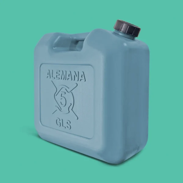 BIDÓN 18LT CON TAPA Y TAPÓN - VERDE