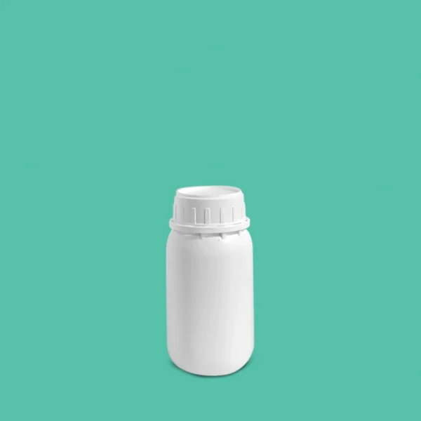 FRASCO 250ML (60GR) CON TAPA Y TAPÓN B50 - BLANCO