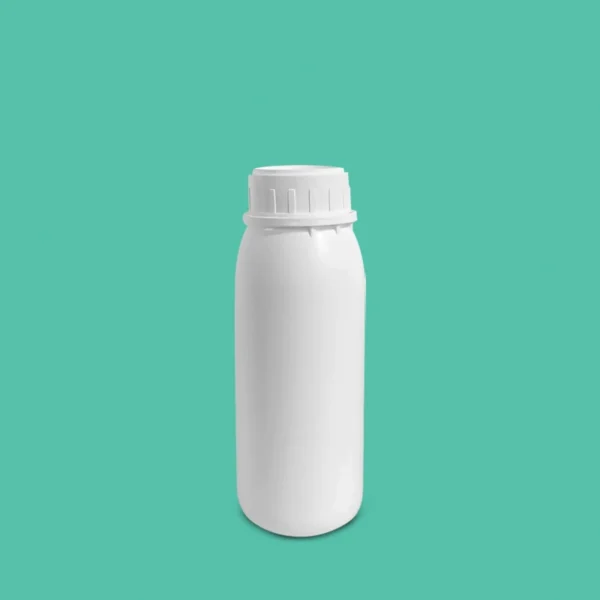 FRASCO 500ML (75GR) CON TAPA Y TAPÓN B50 - BLANCO