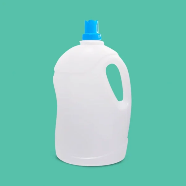 ENVASE PEAD FRASCO MODELO SUAVIZANTE 3.8 LT NATURAL CON TAPA DOSIFICADORA B48